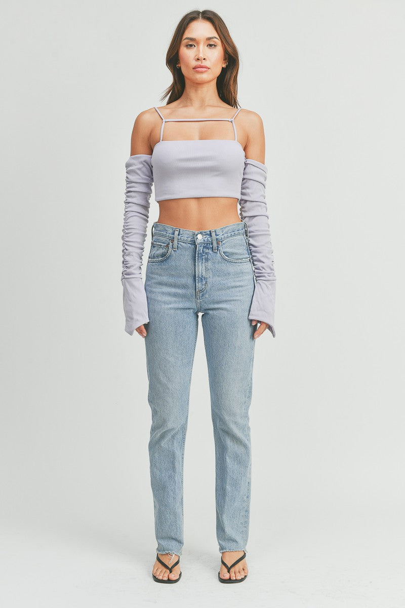 Ayana Lavender Cropped Top