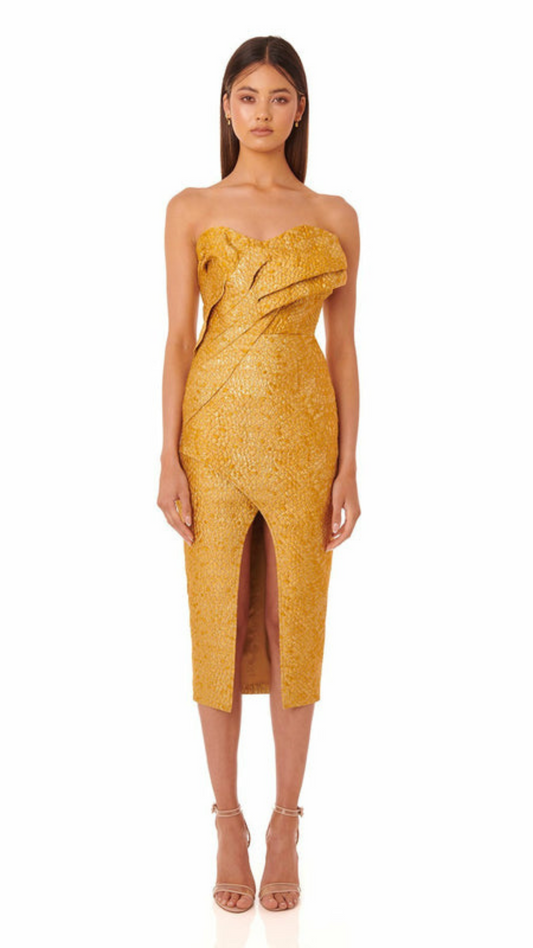 Goddess Dress gold