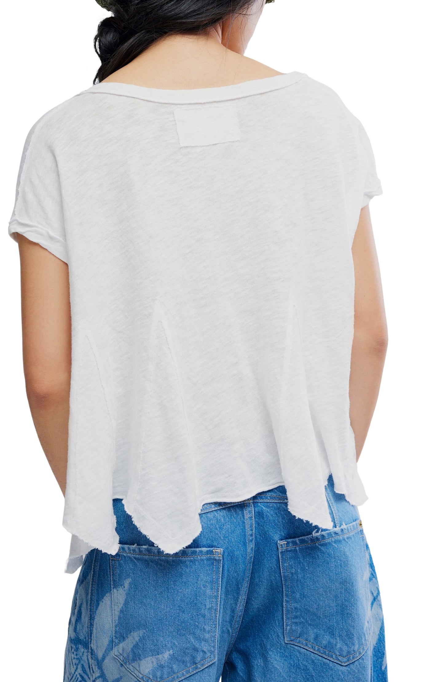 We The Free Swing Along With Me Tee-Clean Ivory