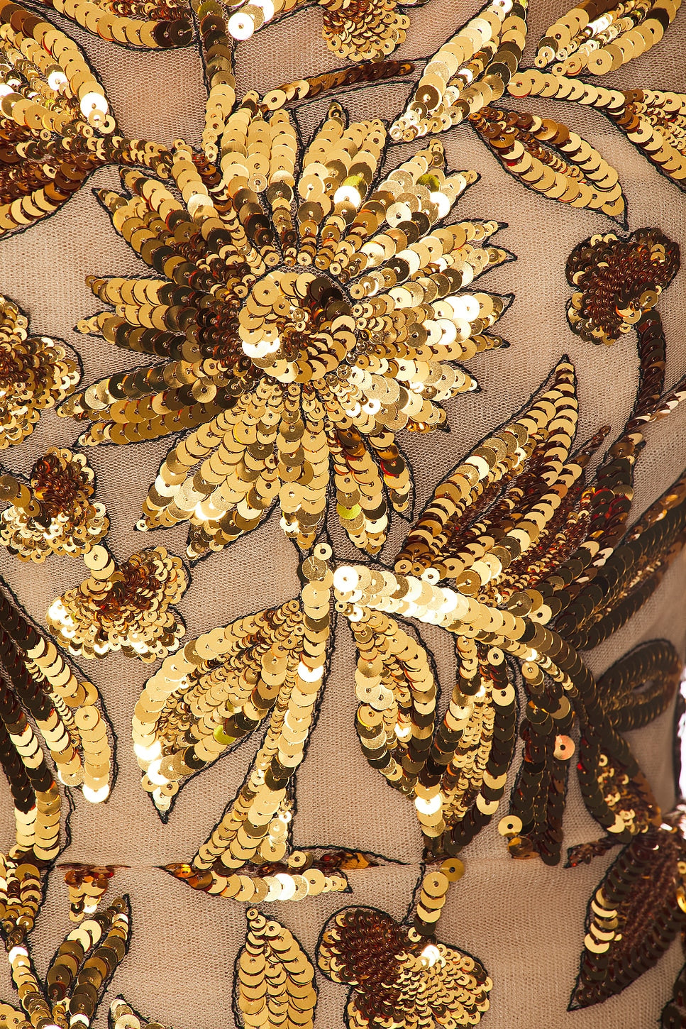 Aurelia Mini Dress - Gold