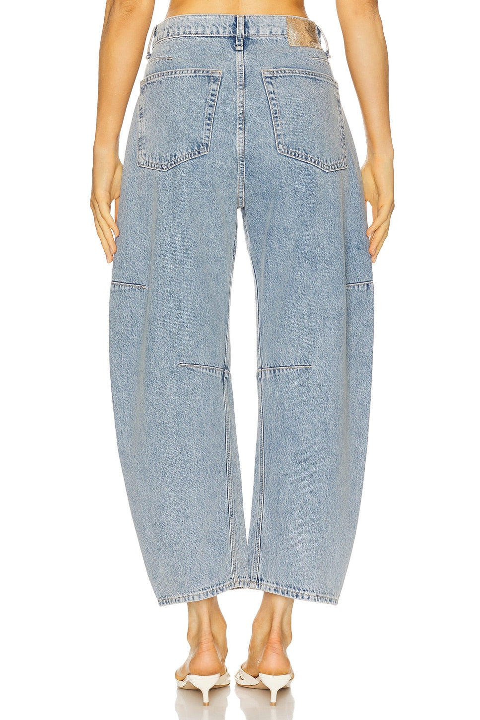 Snowfall Crystal Denim Pants