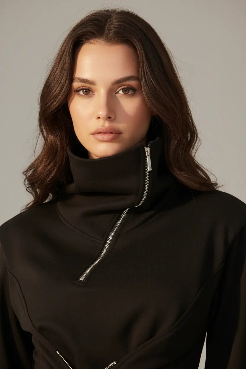Assassin High Collar Sweatshirt