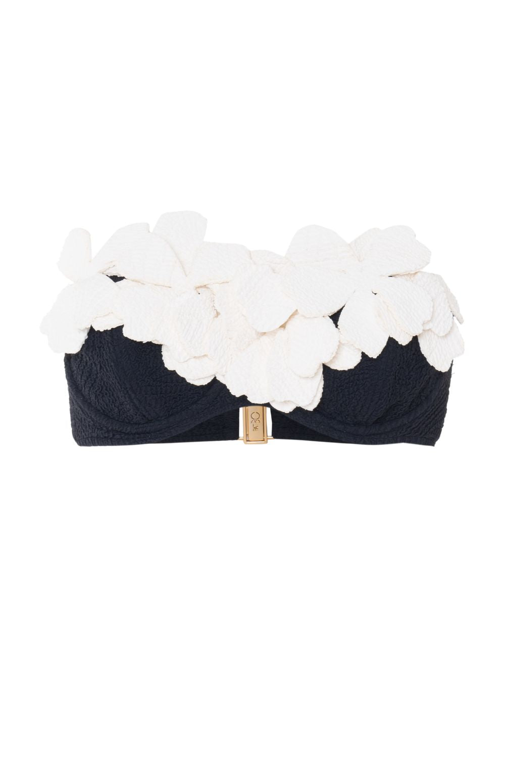 BREEZE JACQUARD FLOWER APPLIQUE BIKINI