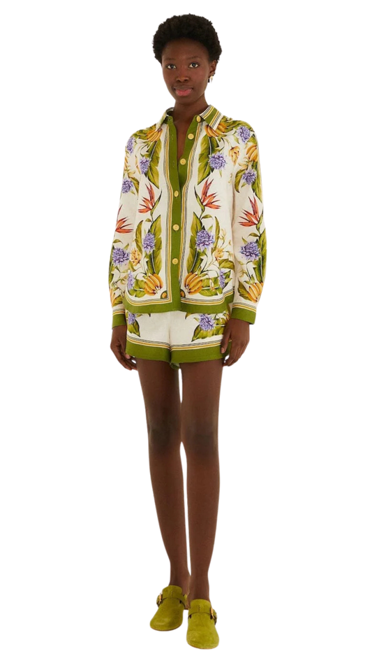 Sand Tropical Scarf Shorts Set
