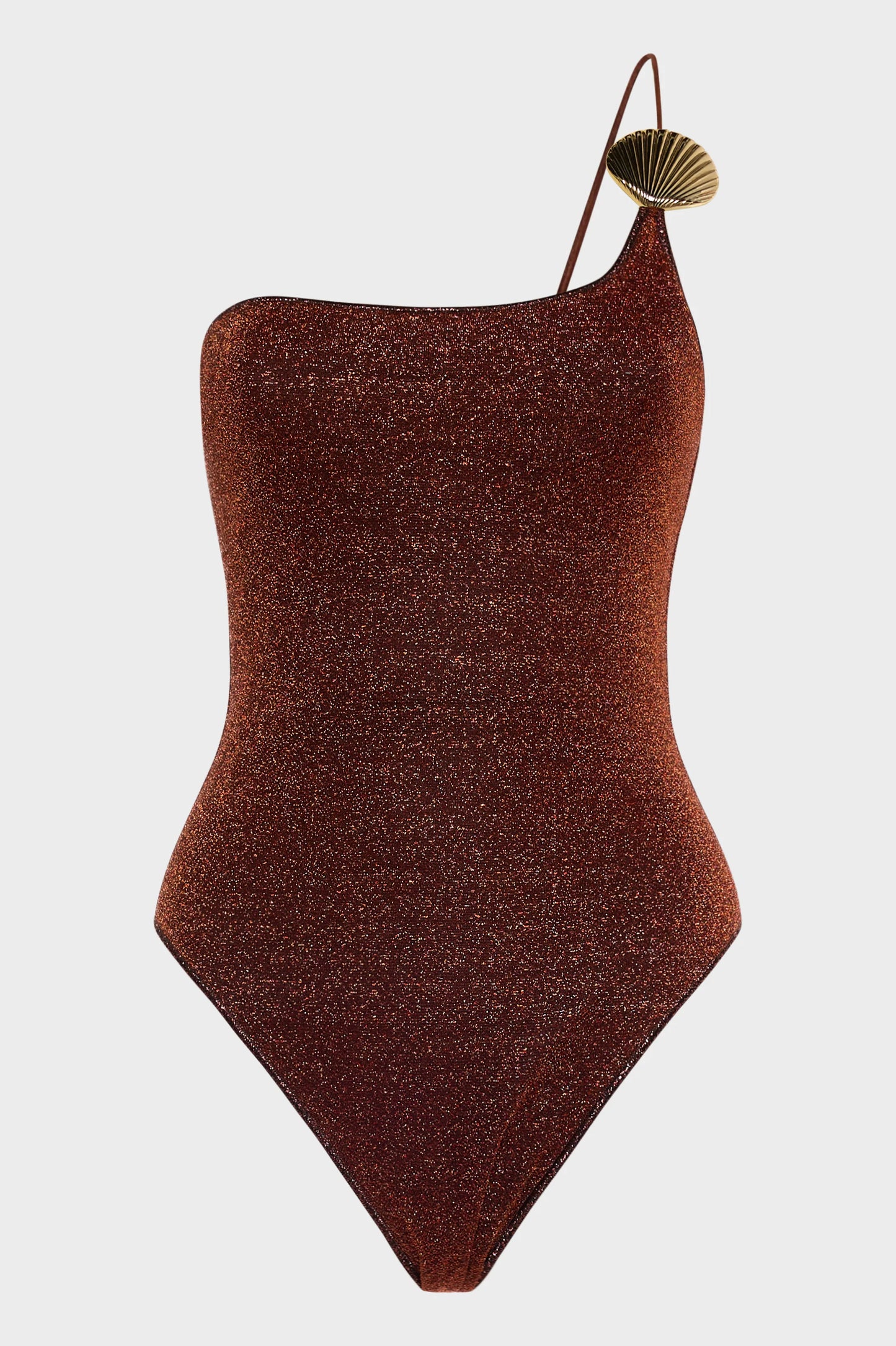 LUMIÈRE SHELL ONE SHOULDER MAILLOT SET