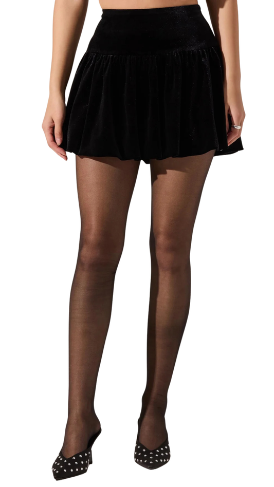 Jenika Velvet Drop Waist Skirt