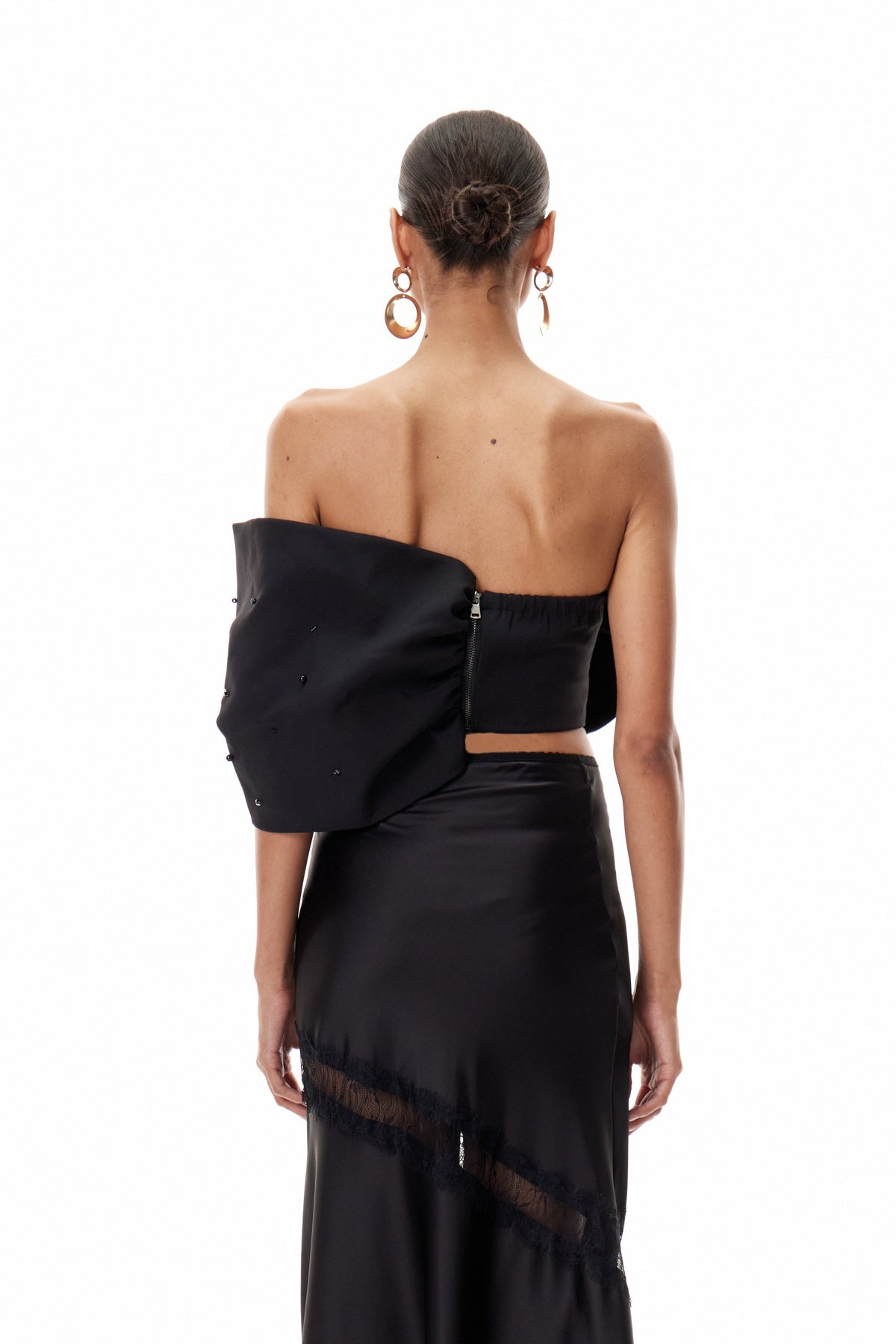 Off-Shoulder Sculpted Top
