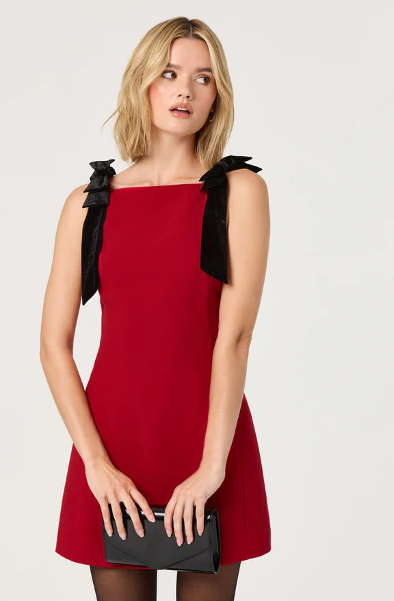 Ambria Bow Mini Dress