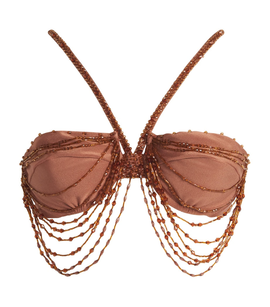 GOLDEN DUNE EMBROIDERED BIKINI X CAMILA COHELO
