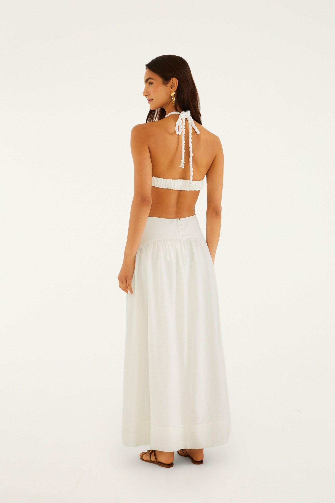 Off-White Coast Stars 3d Bodice Maxi Dress