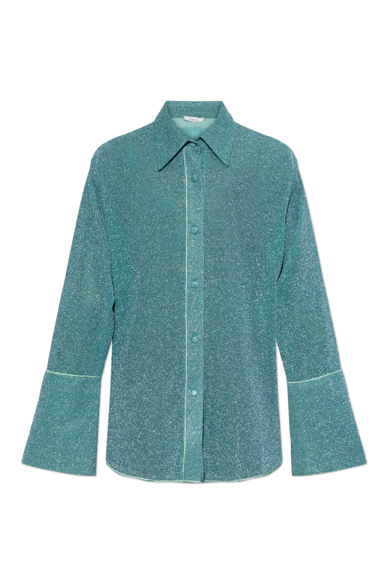 LUMIÈRE SHIRT & PLUMAGE PANTS SET - Sea Turquoise