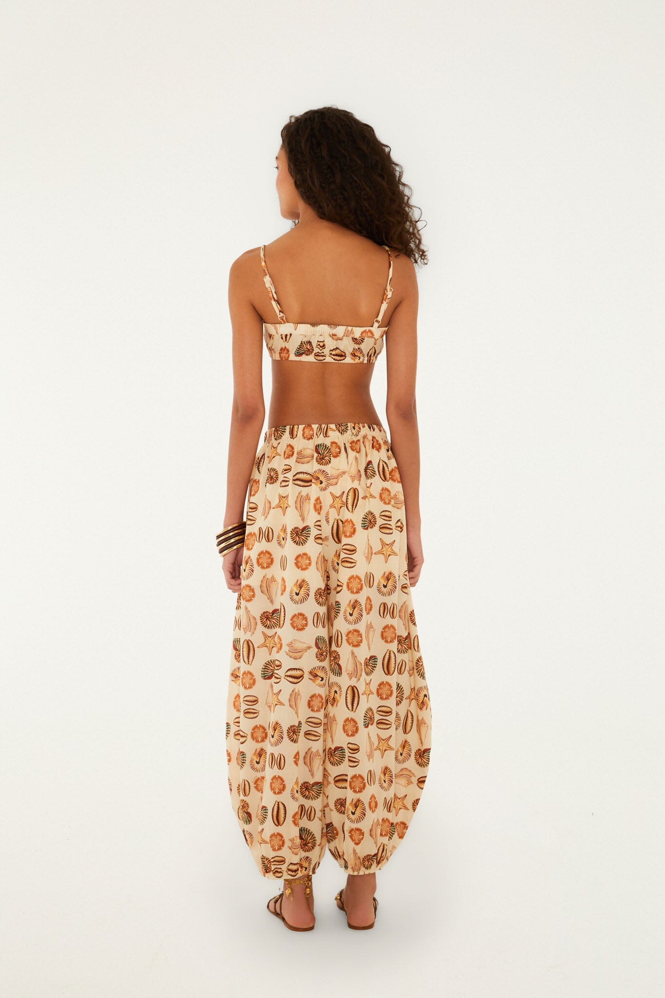 Sand Marine Shells Balloon Pants Set