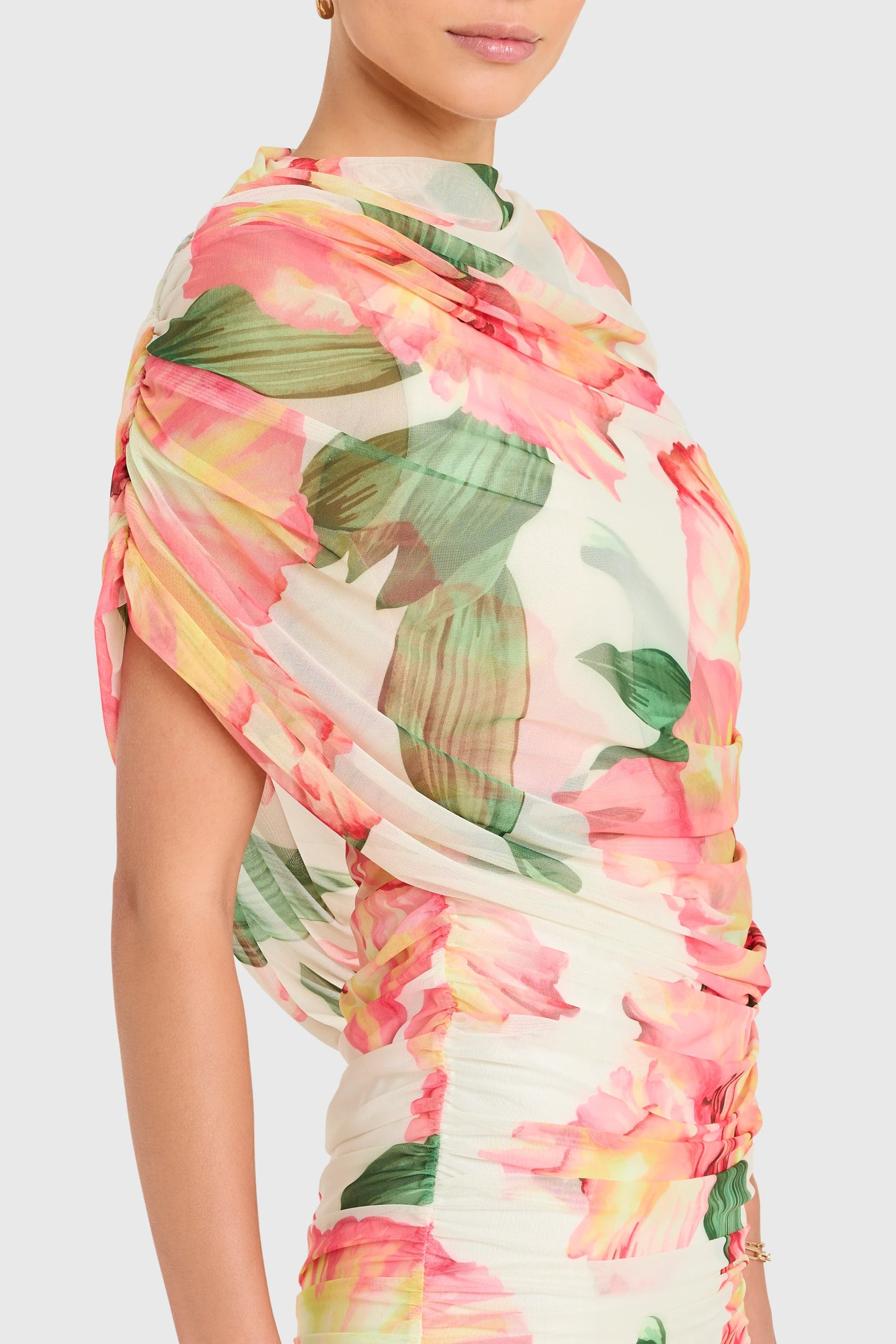 Marcelle Dress - Hibiscus