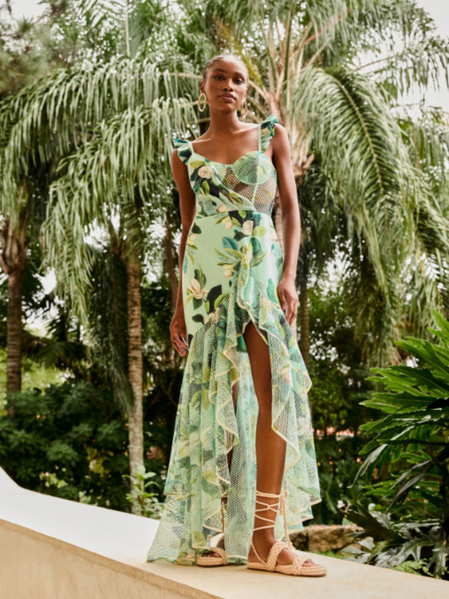MAGNOLIA BUSTIER MAXI DRESS