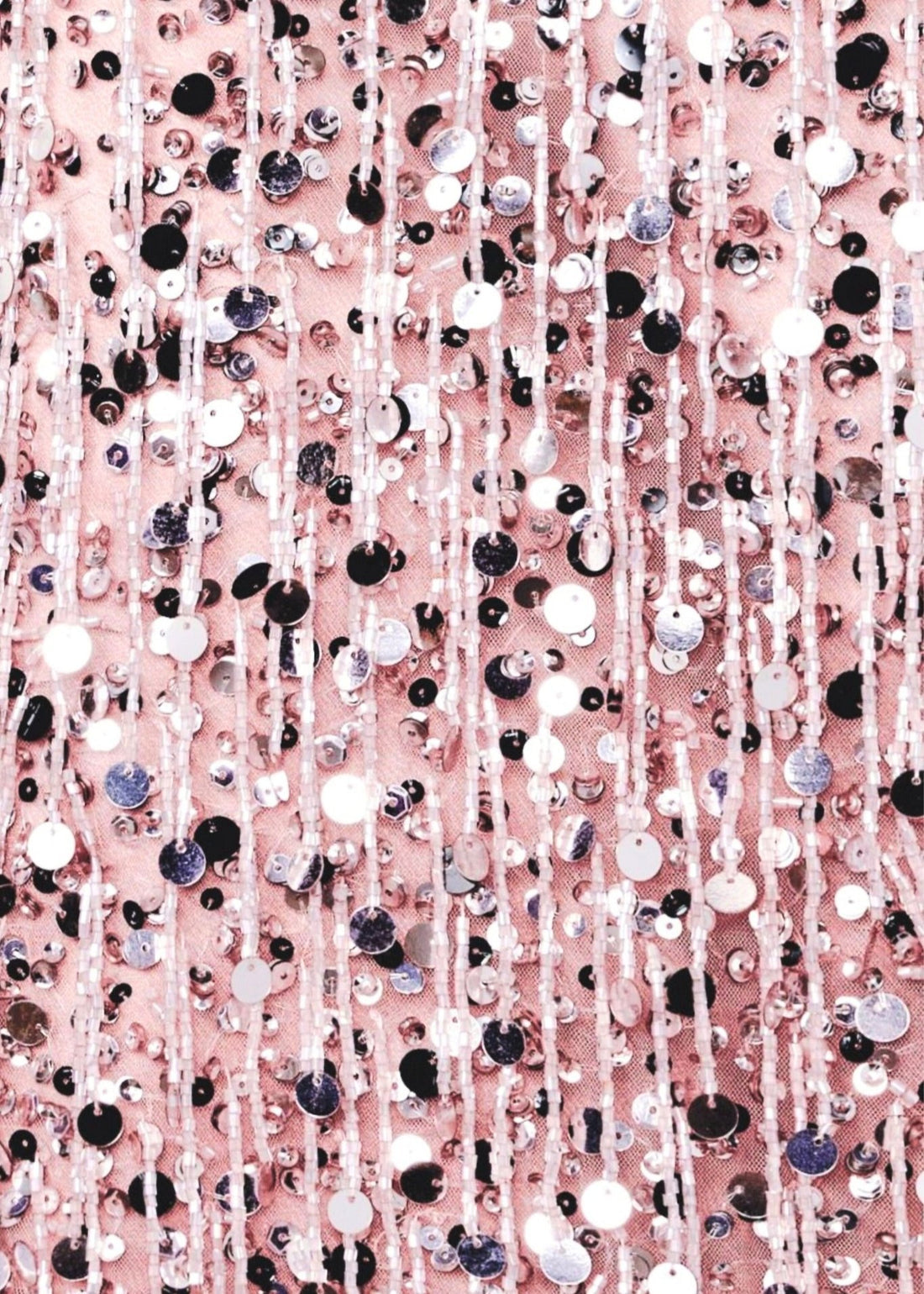 Yasmin Hand Beaded Set - Blush Pink