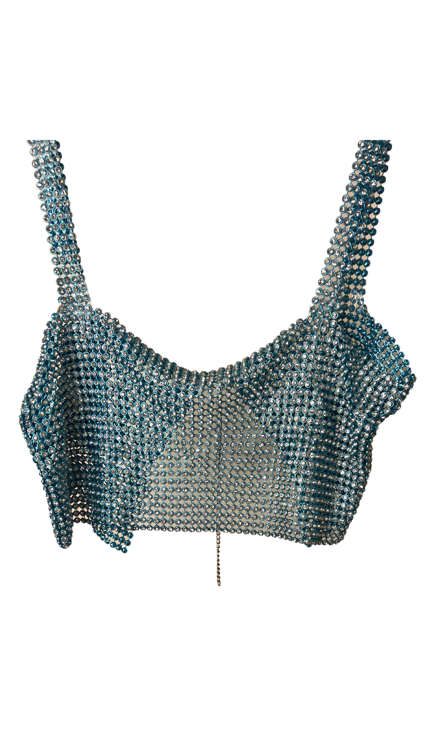 Glitz and Glam Top-Blue