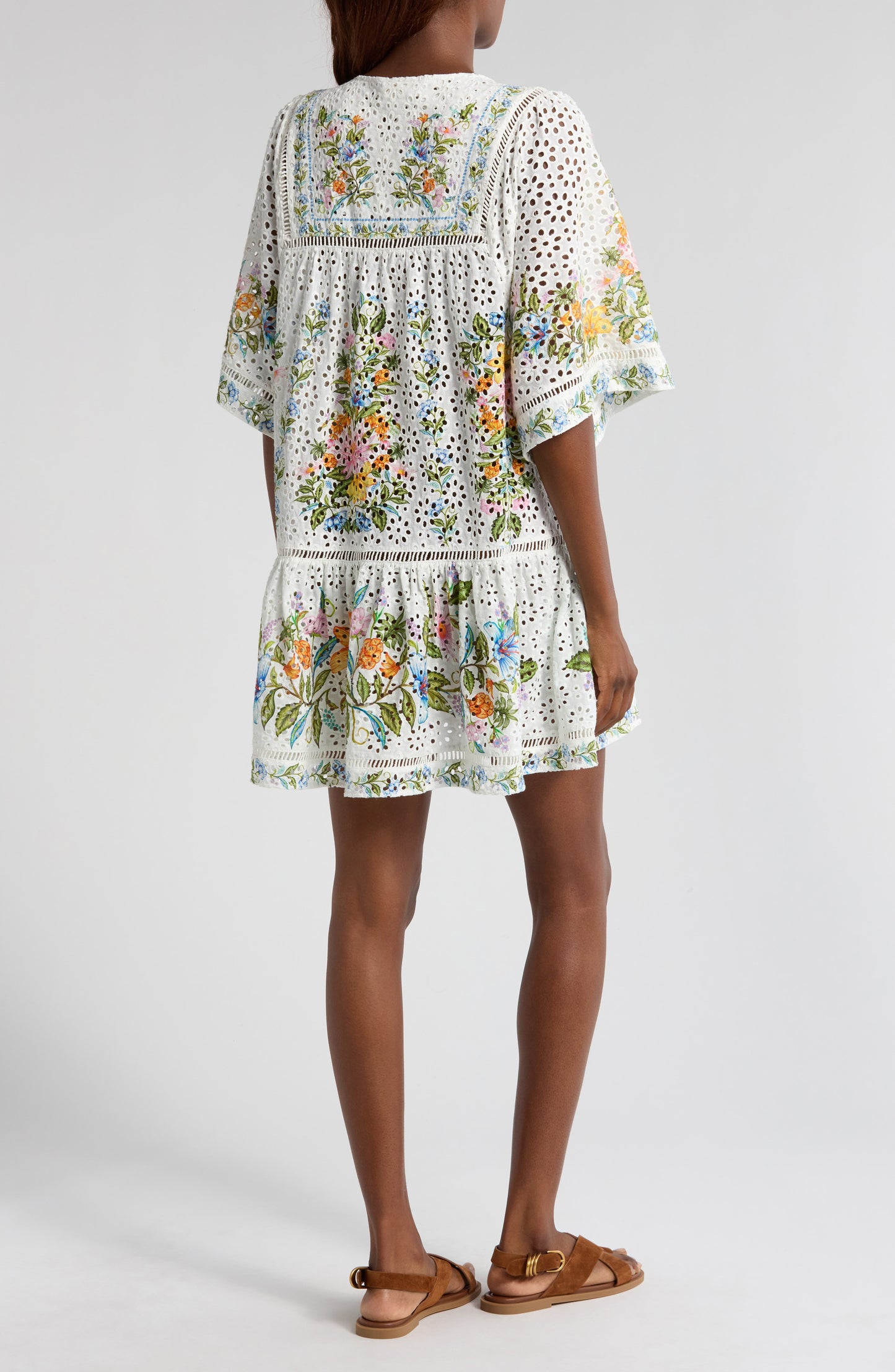 Sweet Bloom Bouquet Swim Cover-Up Dress