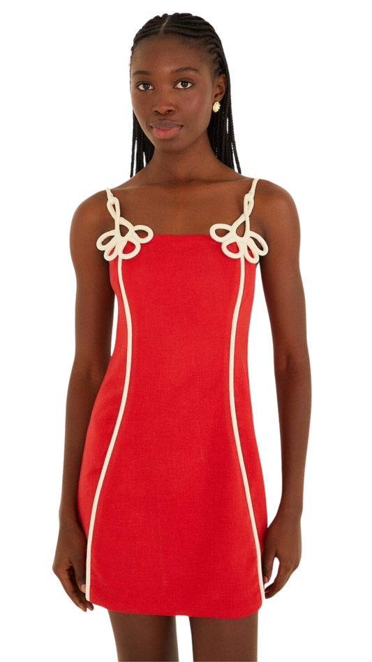 Contrast Piping Sundress
