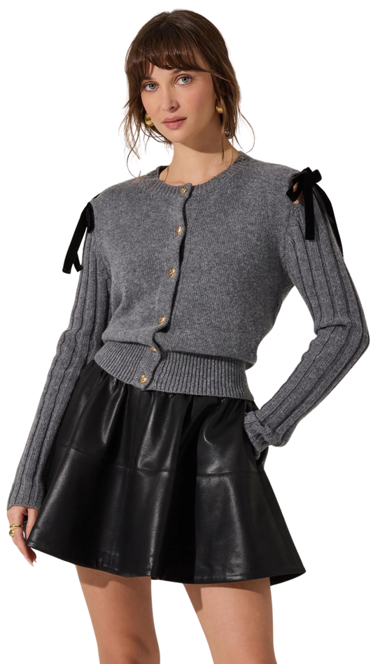 Melvie Bow Detail Cardigan
