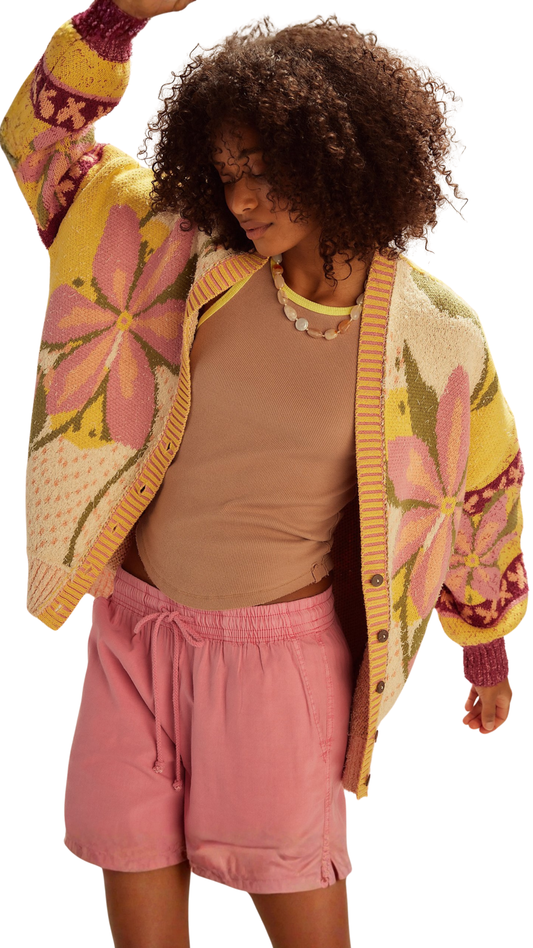 Bali Tropical Garden Sweater