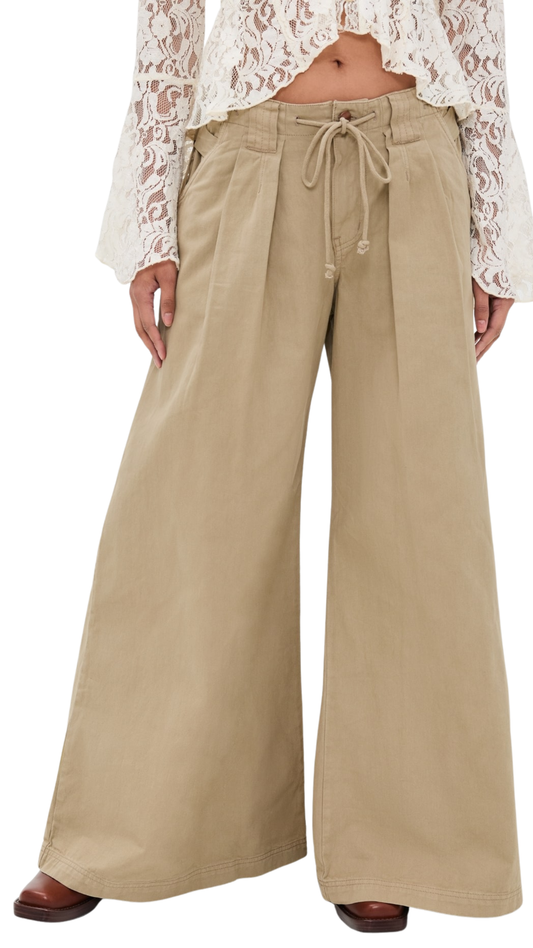 Julien Wide-Leg Chino Trousers
