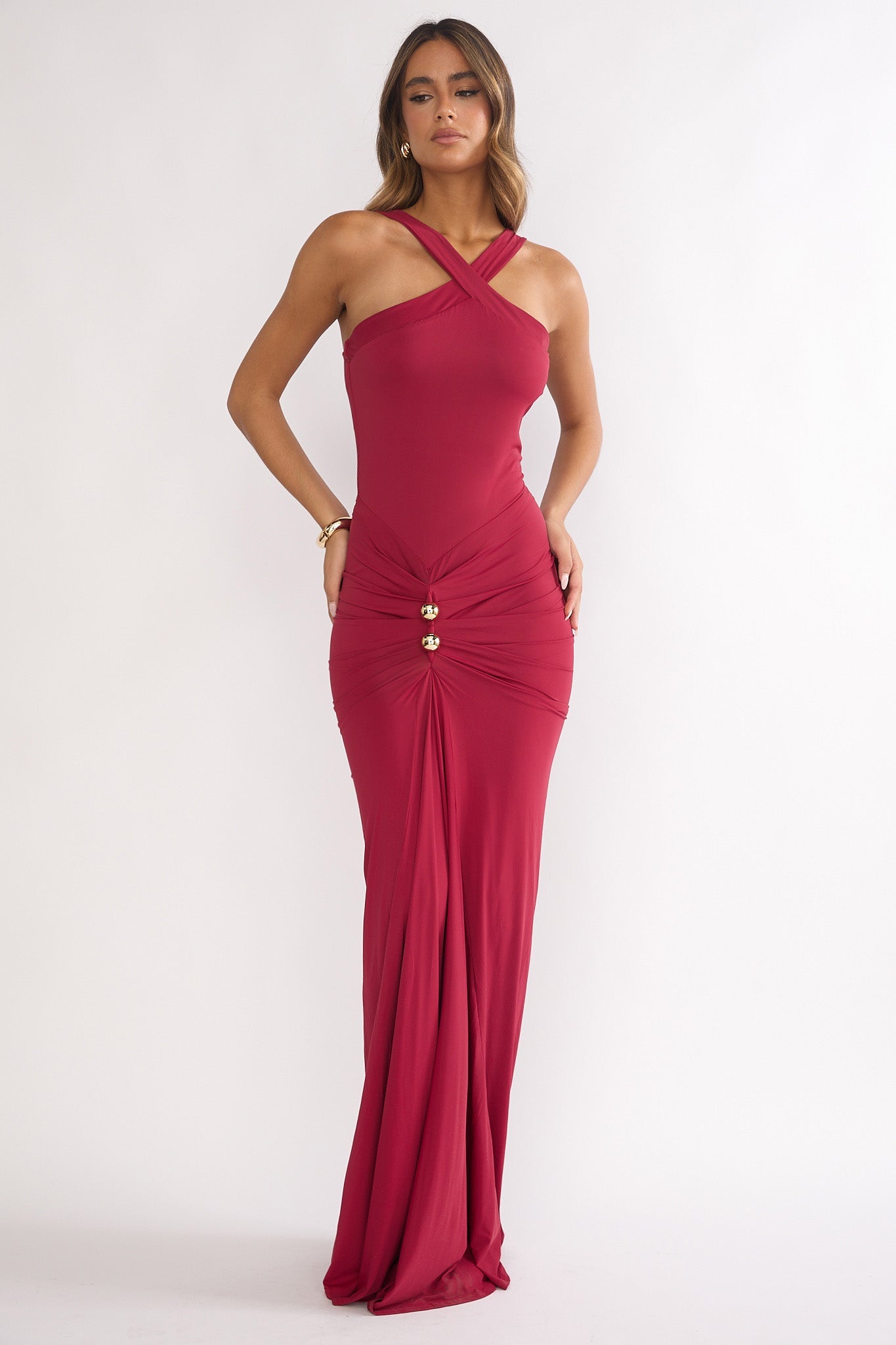 Ruby Halter Maxi Dress