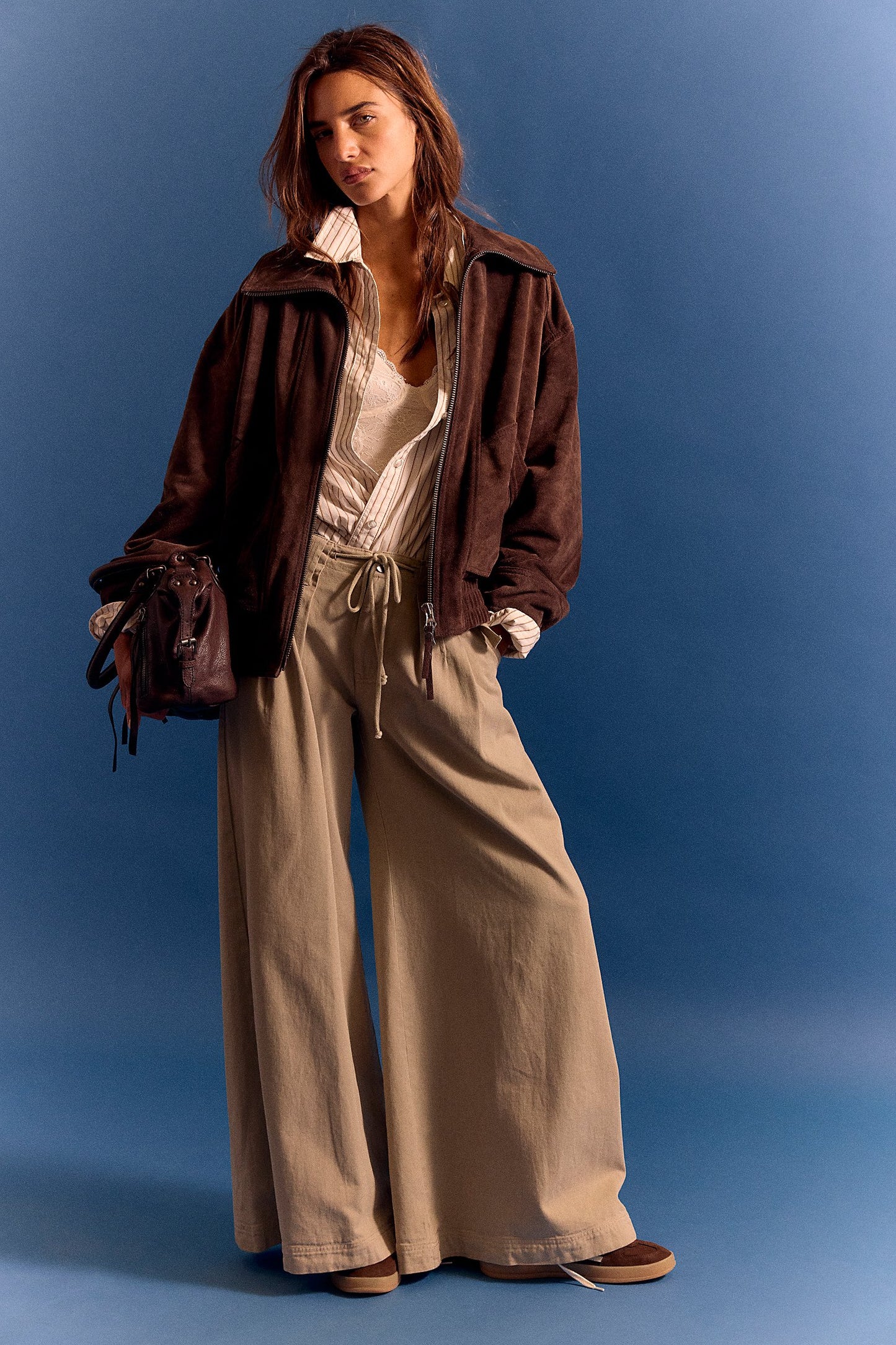 Julien Wide-Leg Chino Trousers