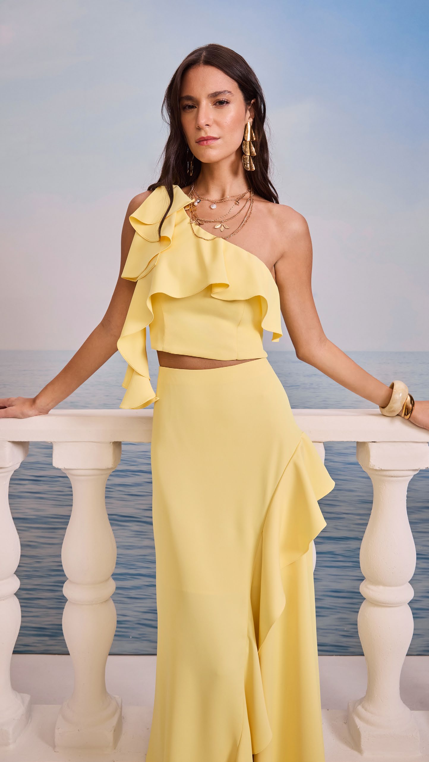 Jabout Top and Skirt Set