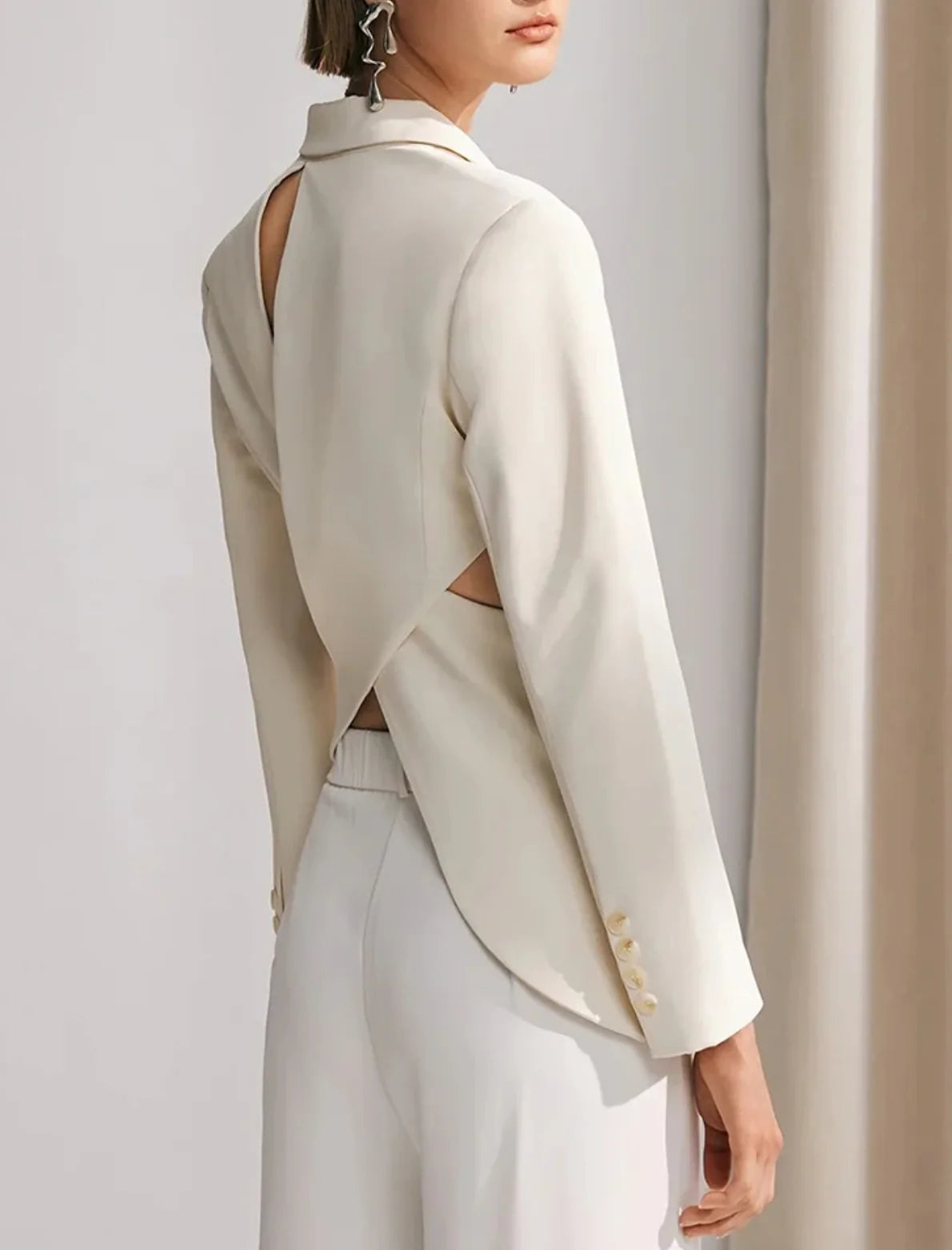 Cutout Tailored Blazer