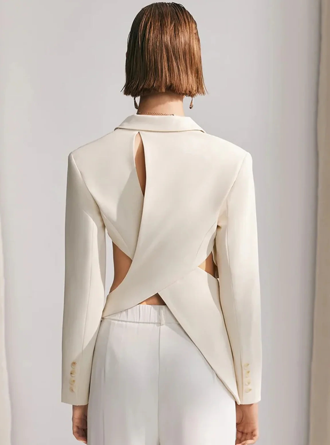 Cutout Tailored Blazer