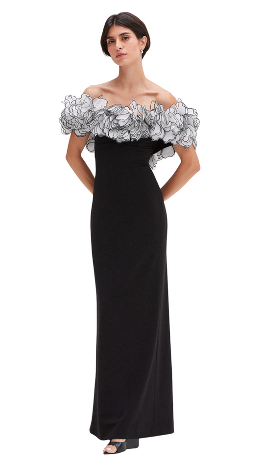 FLUTTER MAXI DRESS (RUNWAY)