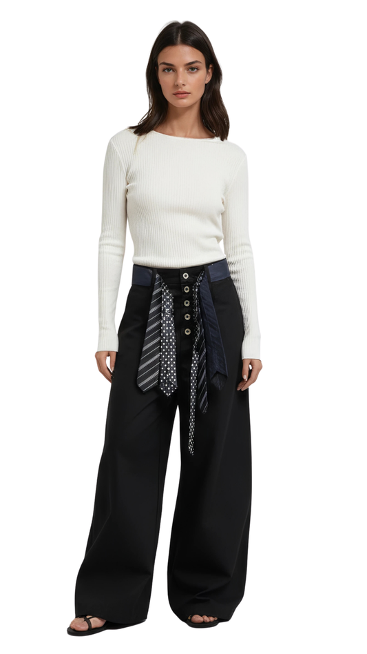 The Boardroom Renegade Wide-Leg Trousers