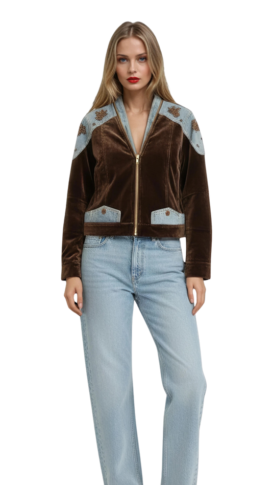 Eclectic Muse Velvet Bomber