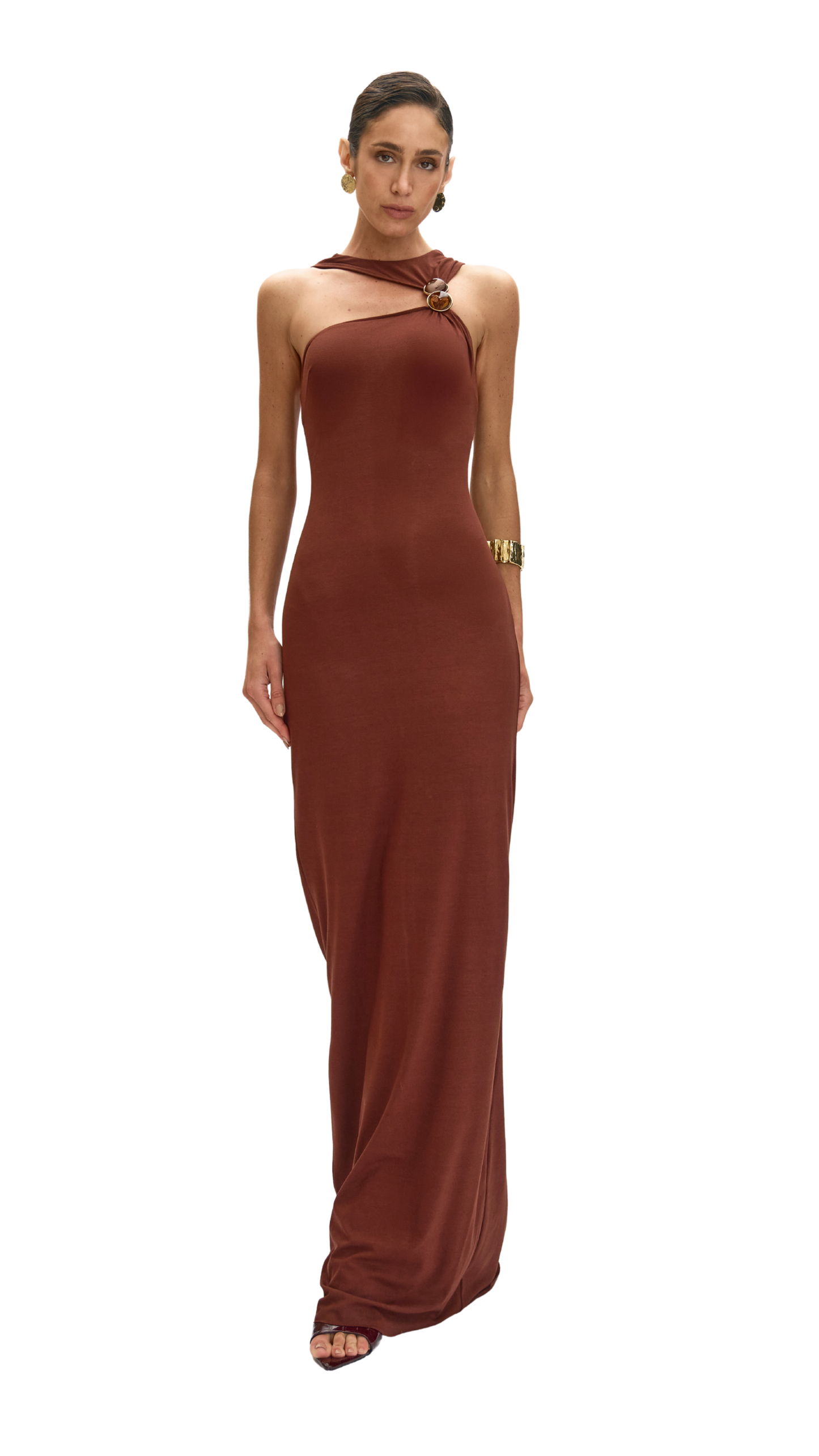 Long Dress With Amber Detail Meghann