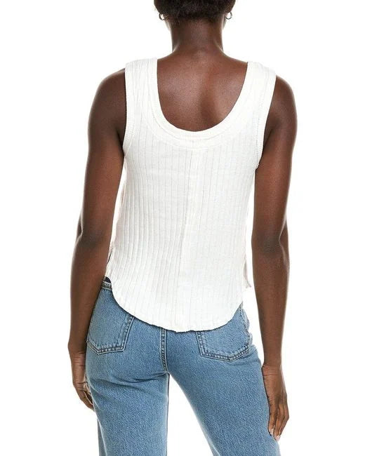 Bryson Henley Tank in White