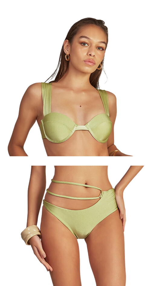 Green Strings Bikini