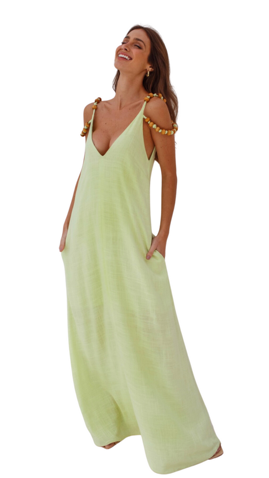 Woody Lime Dress