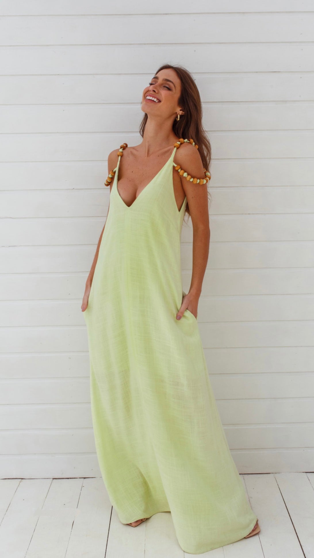 Woody Lime Dress